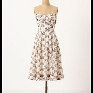 Anthropologie bike lane dress